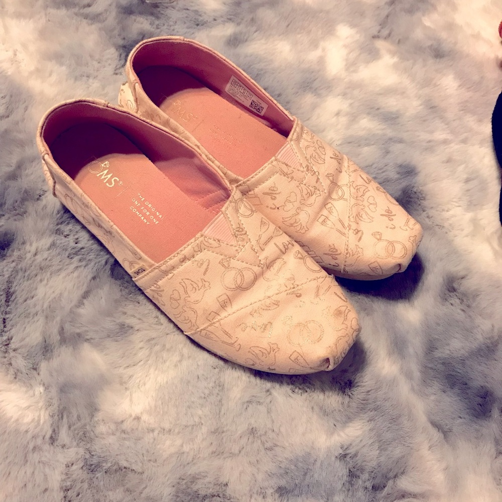 TOMS engagement wedding shoes